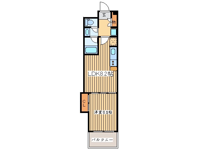 マスタ－ズ・レジデンス道頓堀Ⅱの物件間取画像