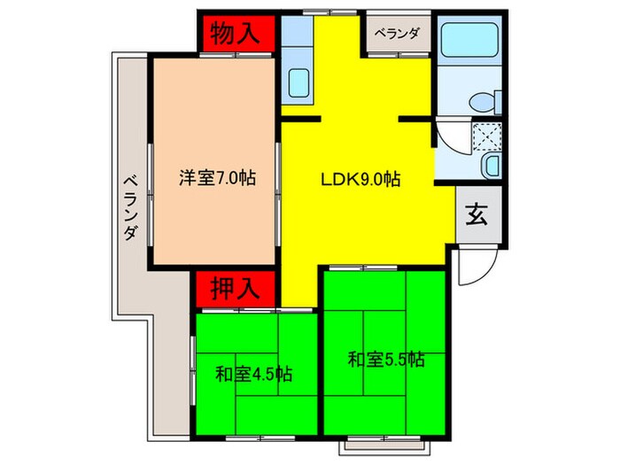 LEGAL MAISON 登町の物件間取画像