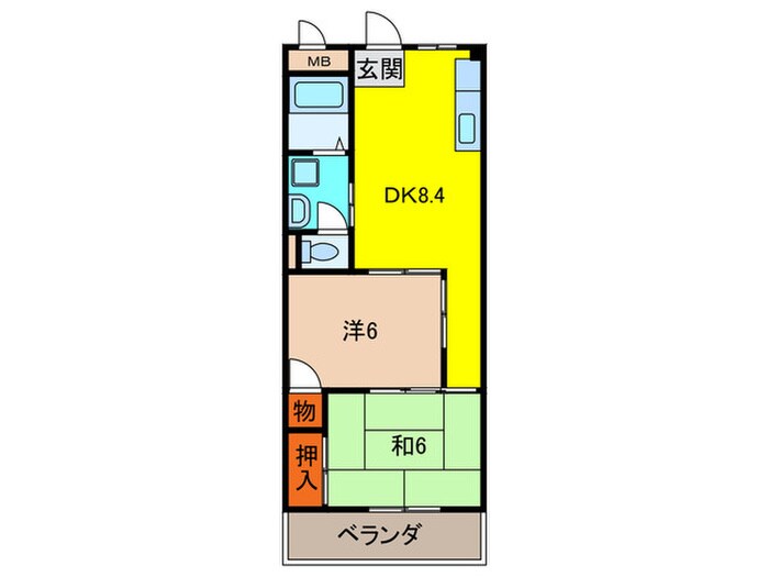 ライフイン宝塚の物件間取画像