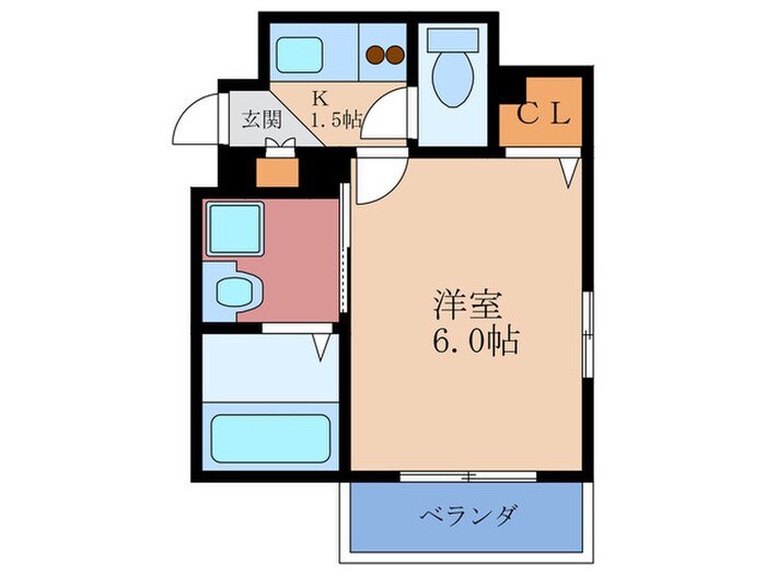 アクアプレイス梅田Ⅱ(1204)の物件間取画像