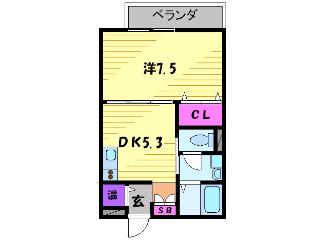 パルティ－ダの物件間取画像