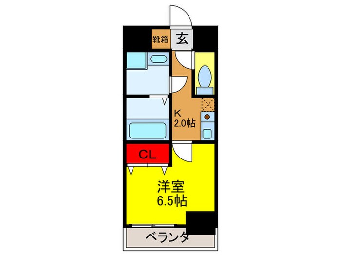 I Cube 深江橋の物件間取画像