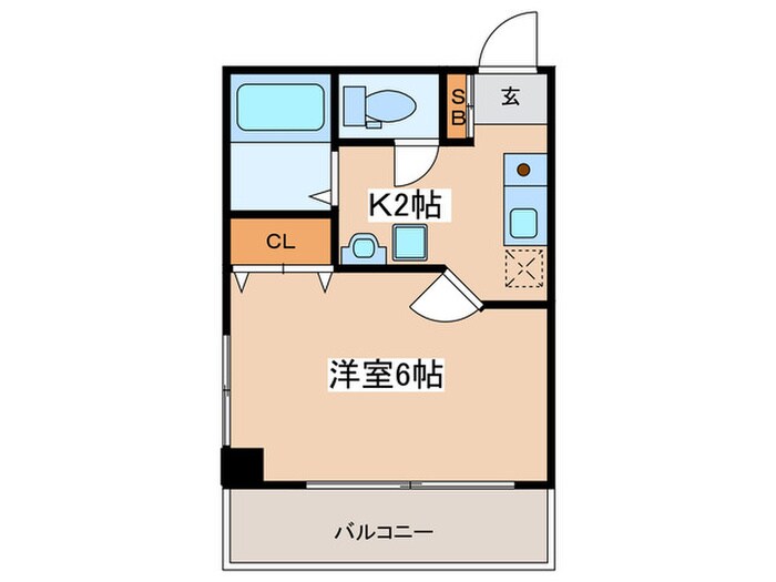 アリバ天王寺の物件間取画像