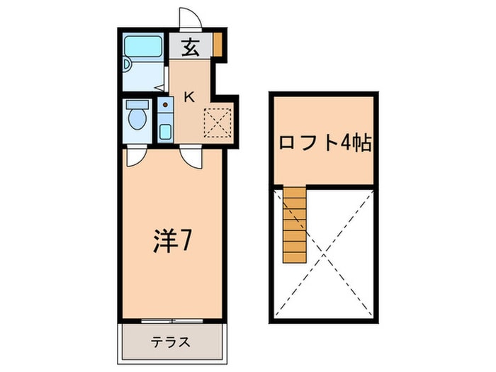 サンシャイン高丸の物件間取画像