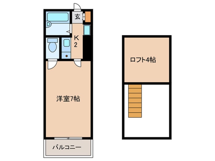 サンシャイン高丸の物件間取画像