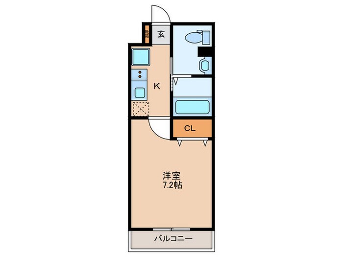 ｱﾄﾞﾊﾞﾝｽ大阪城東ﾌﾞﾛｰﾄﾞ(602)の物件間取画像