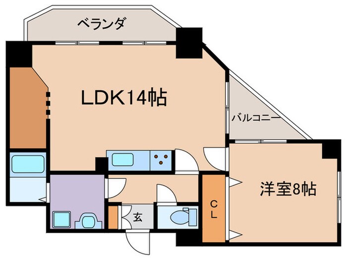 パインフィールド二条城の物件間取画像
