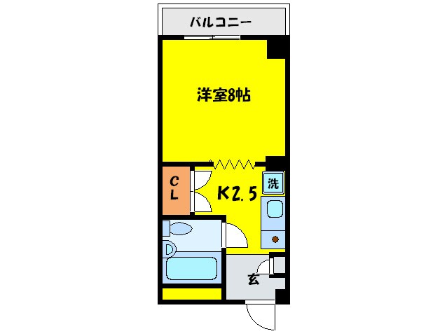 アビヨンＫＡＢ　１の物件間取画像