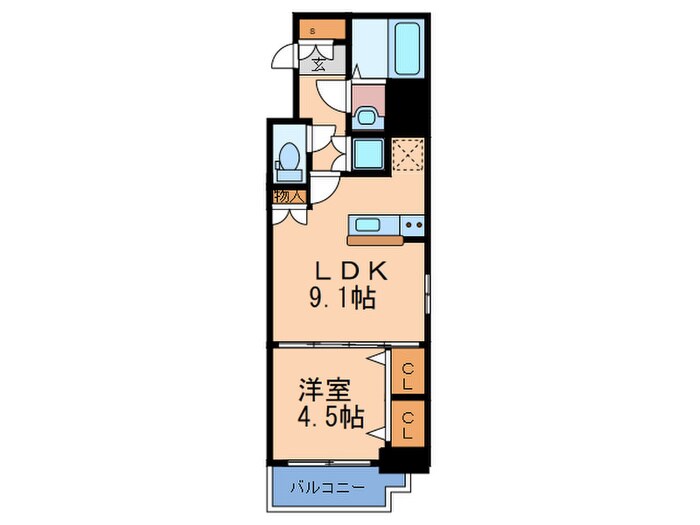 La Douceur梅田Eastの物件間取画像