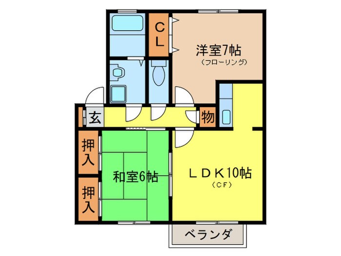エイトハウス上野台の物件間取画像