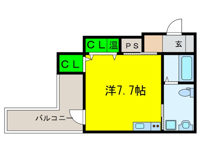 ディアコート宿屋町の物件間取画像