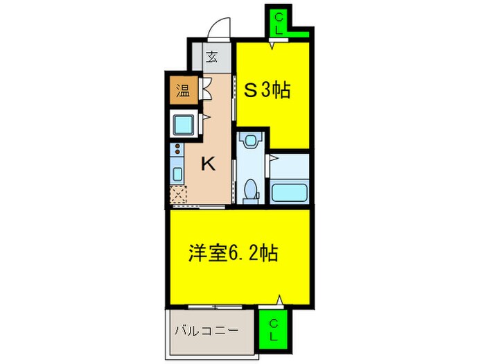 ディアコート宿屋町の物件間取画像