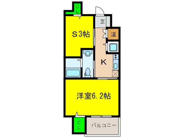 ディアコート宿屋町の物件間取画像