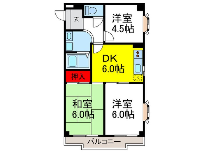 シティコ－ト豊中の物件間取画像