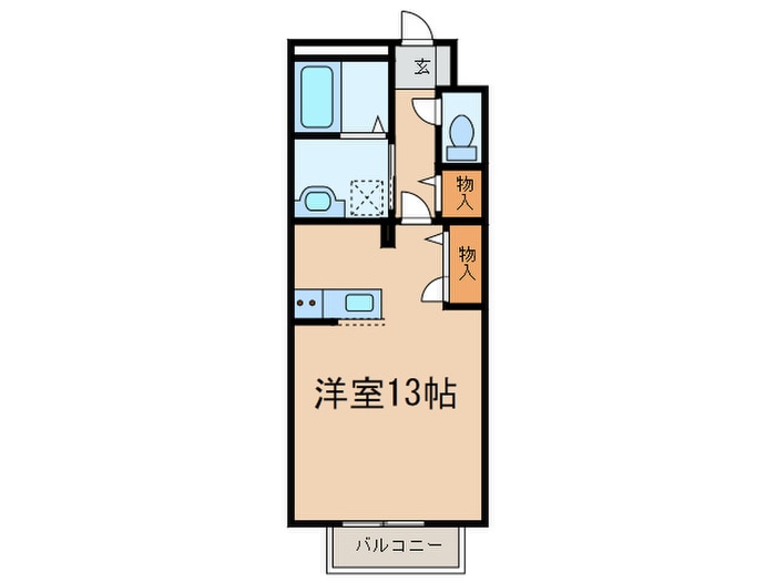 ＤＡＩＫＥＮＮ武庫之荘ポルタＡの物件間取画像