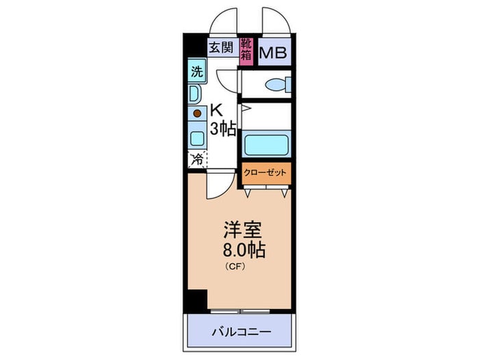 エクセルハイツの物件間取画像