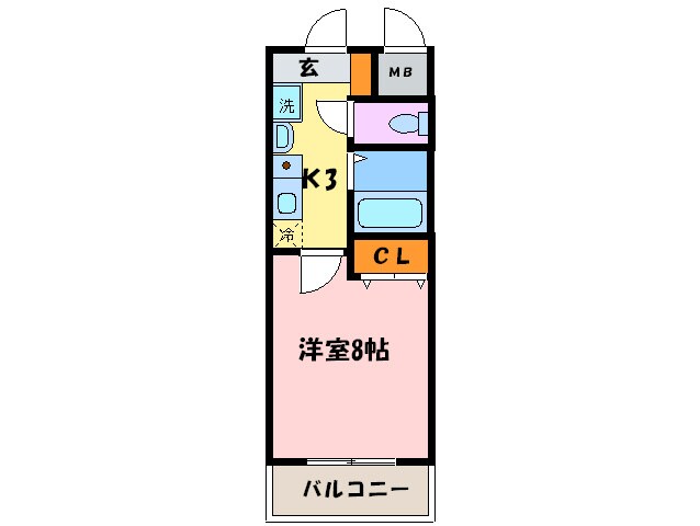 エクセルハイツの物件間取画像