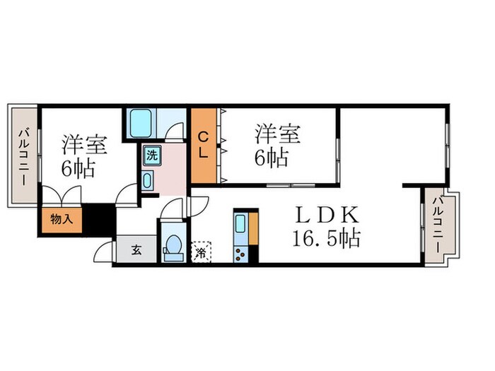 嵐山ファミリオの物件間取画像