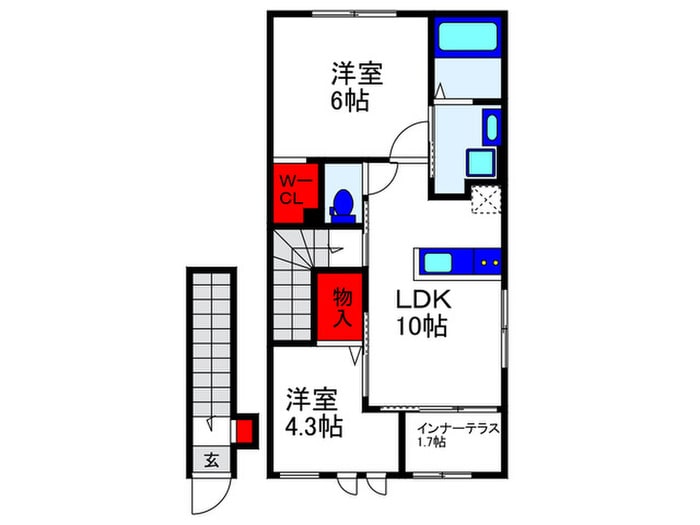 ジェシーの物件間取画像