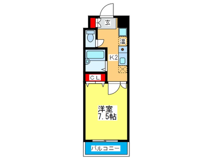 ＹＫマンションの物件間取画像