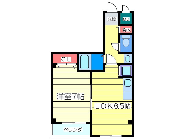 コ－ポ泰山トキワの物件間取画像