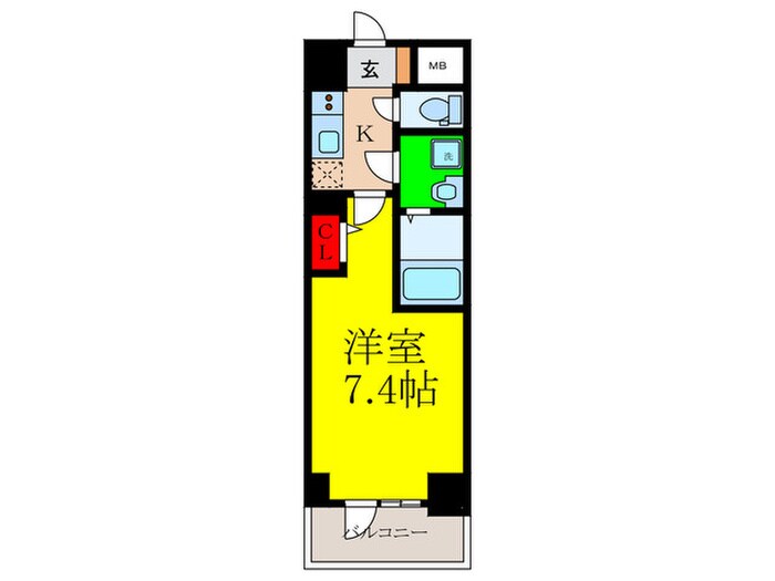 S-RESIDENCE千里丘の物件間取画像