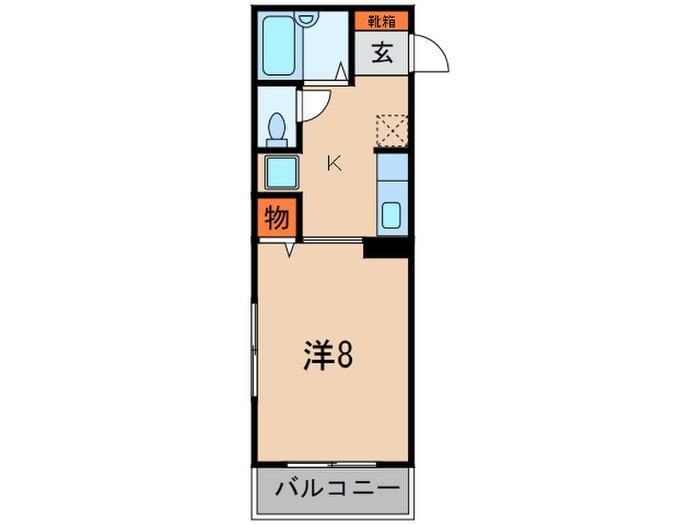 ブルンヒルト楠丘の物件間取画像