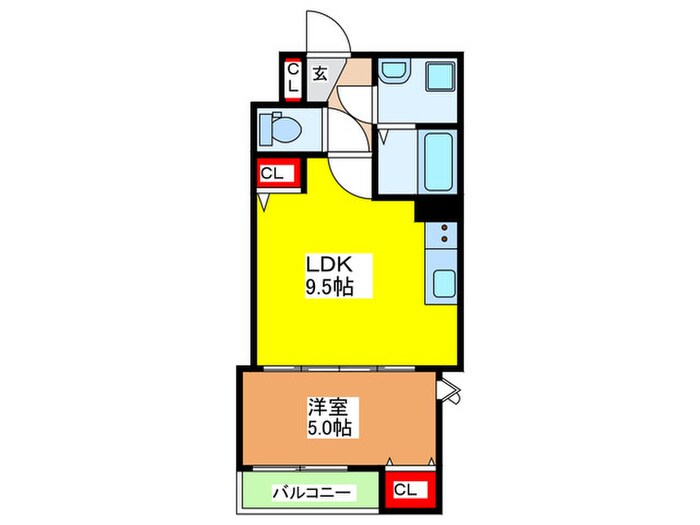 Kvell　Garden春日の物件間取画像
