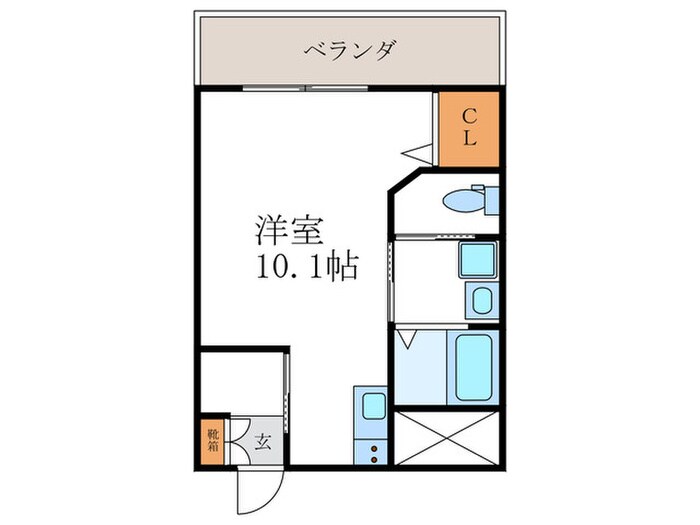 シャルール・デュ・ボワ二条の物件間取画像