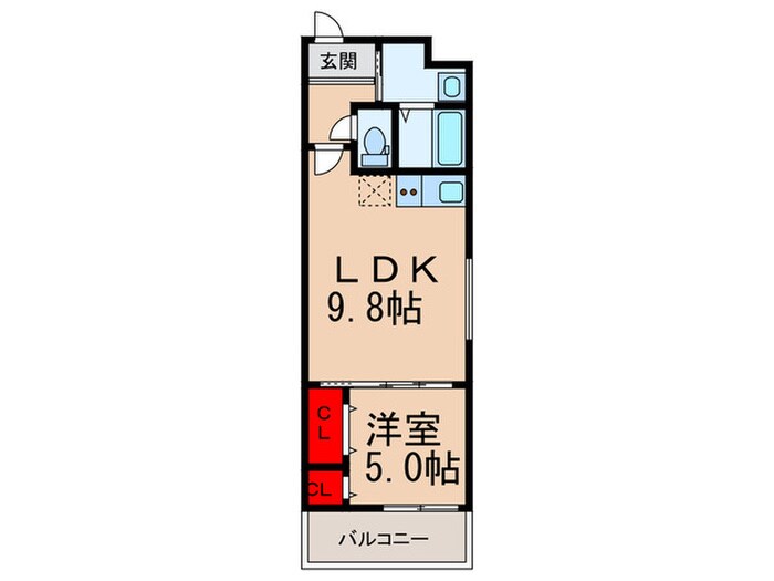 フジパレス淡路Ⅱ番館の物件間取画像