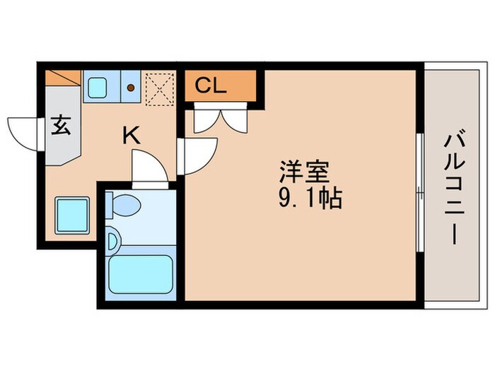 ハイツ宮の森の物件間取画像