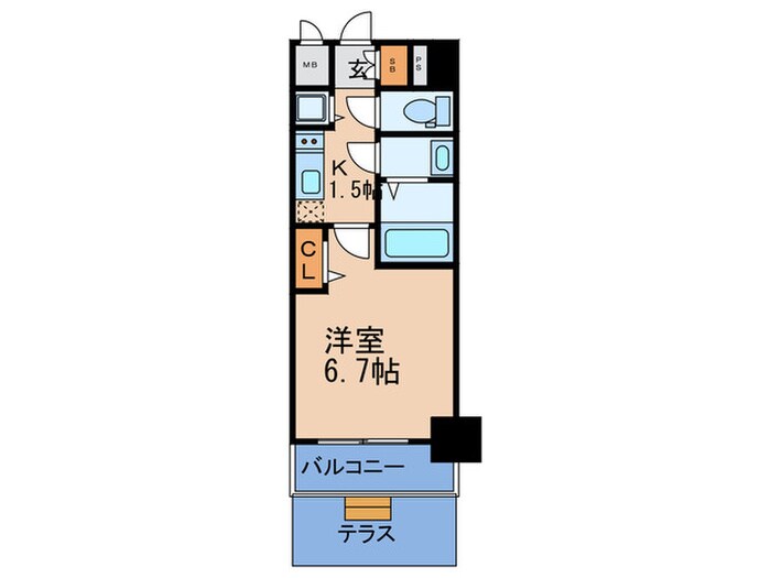 ベラジオ三国駅前（105）の物件間取画像