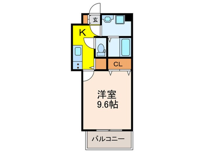 Clair逆瀬川の物件間取画像