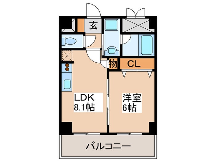 ラピスラズリの物件間取画像