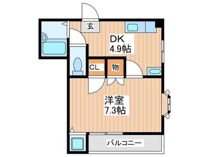 ハーバーブリッジの物件間取画像