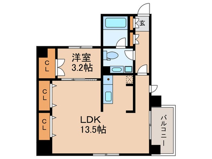 ラクメンビルの物件間取画像