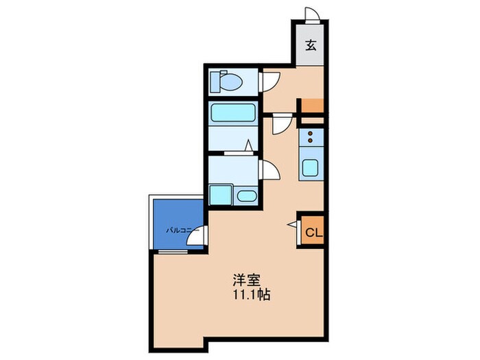 REGIES姫島IIの物件間取画像