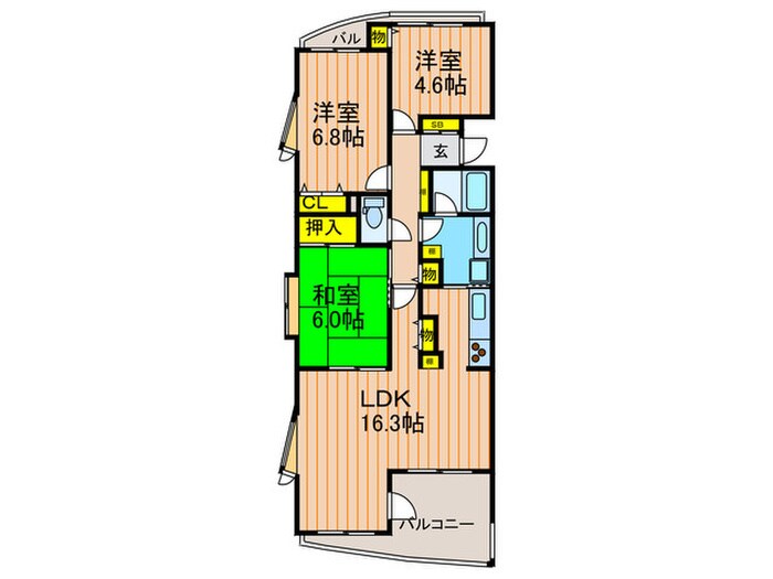 れじでんすＫ＆Ｔの物件間取画像
