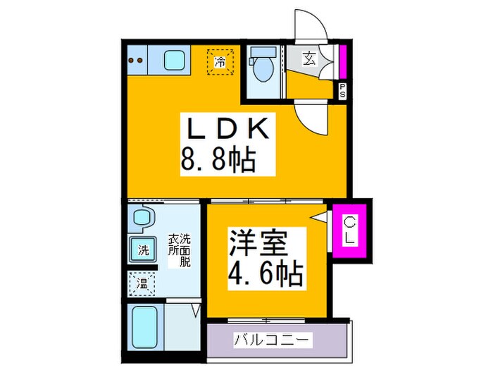 F mirai Dollyの物件間取画像