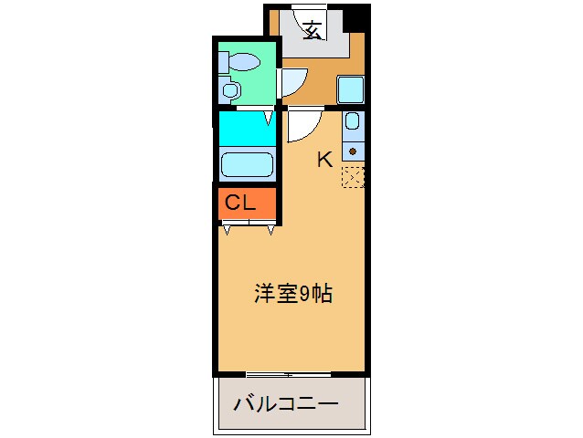 エスポワ－ル南桜塚の物件間取画像