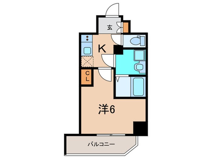 セオリー神戸ウエストゲートの物件間取画像