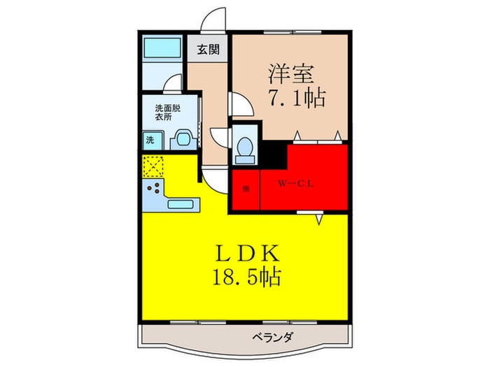 マカハイーストの物件間取画像