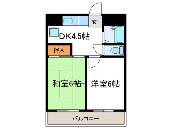 さくらハイツの物件間取画像