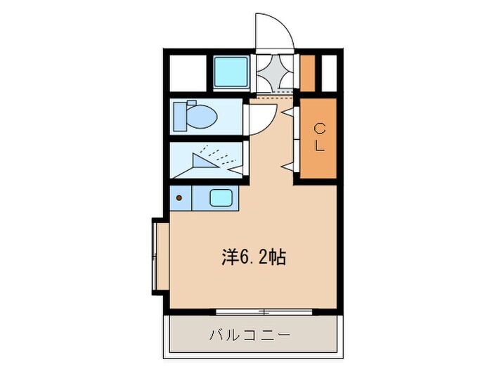 ﾜｺｰﾚﾌﾟﾗﾃｨｰｸ神戸深江駅前の物件間取画像