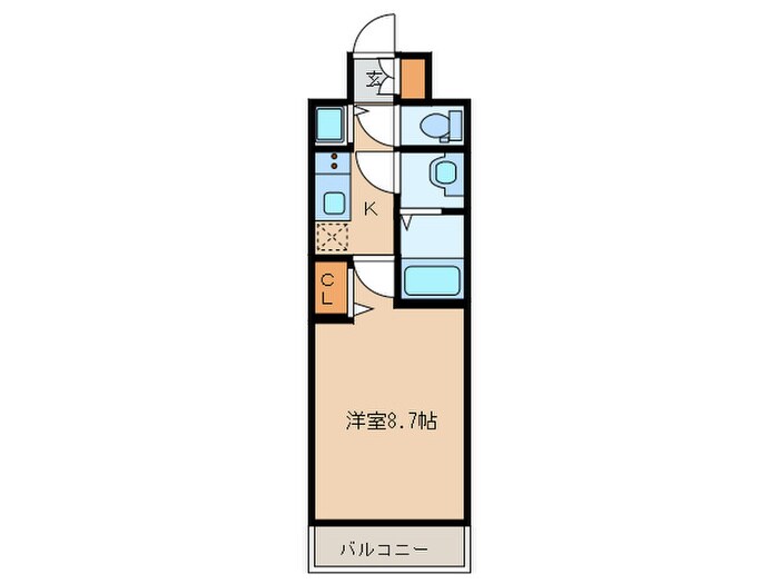 プレサンス京都鴨川(209)の物件間取画像