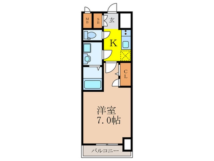 ライジングメゾン新大阪SOUTHの物件間取画像