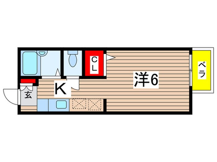 リブレ常盤の物件間取画像