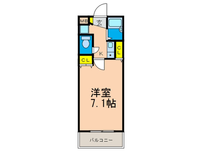 ヴェルディ神戸の物件間取画像