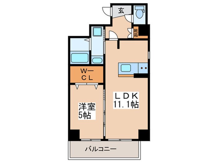 THE･TERRACE天王寺MKの物件間取画像