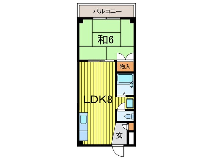 ラガ－ル深江の物件間取画像